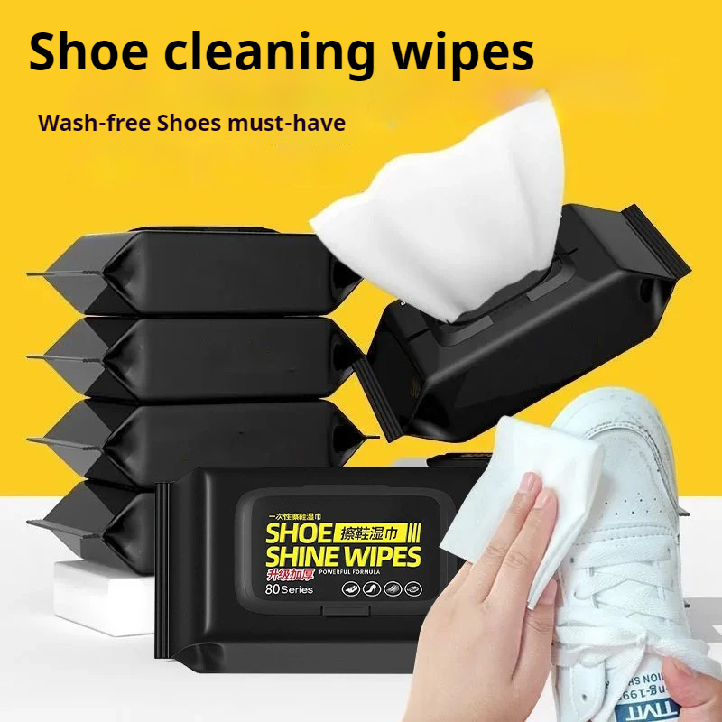 White Sneaker Care Kit - Taşınabilir Açık Ayakkabı Temizleyici Mendil Güçlü