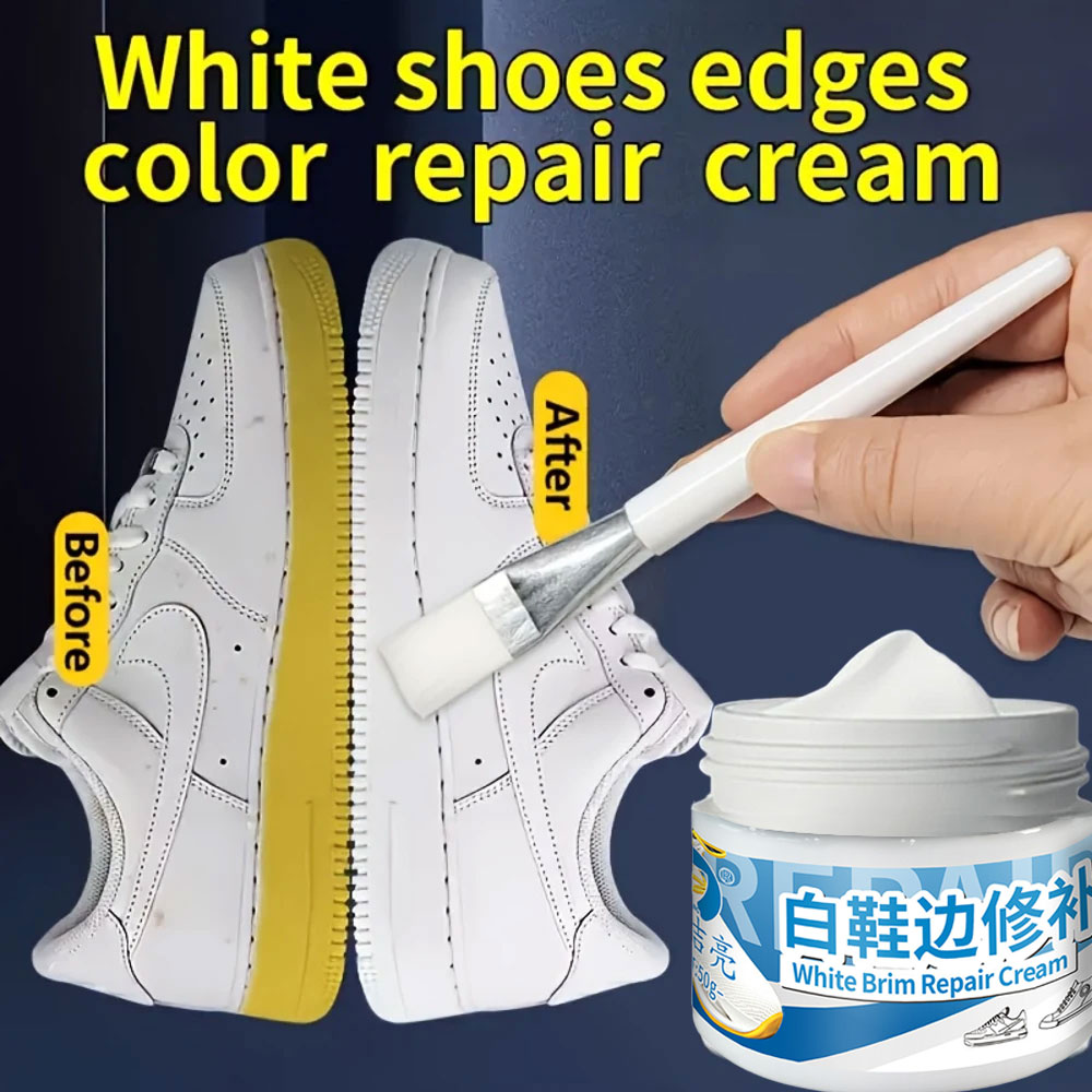 White Sneaker Care Kit - Yeni Beyaz Ayakkabı Kenar Yenileyici 50g