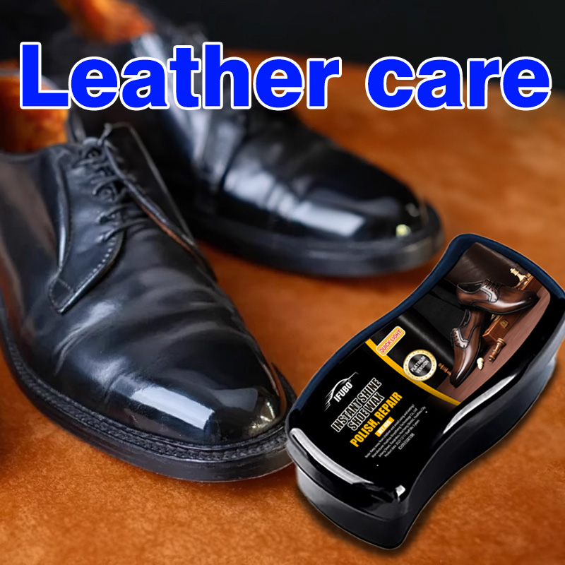 Shoe Polish Cream - Ifubo Anında Parlatan Ayakkabı Cilası Süngeri,