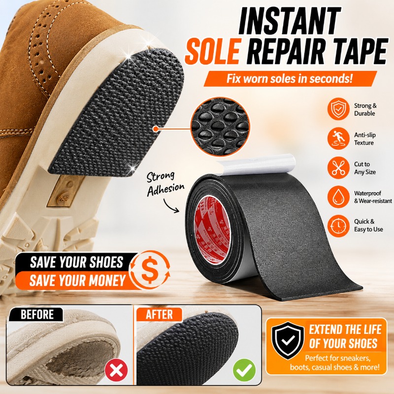Sneaker Shoe Care Kit - 1 adet taban sessiz kaymaz etiket