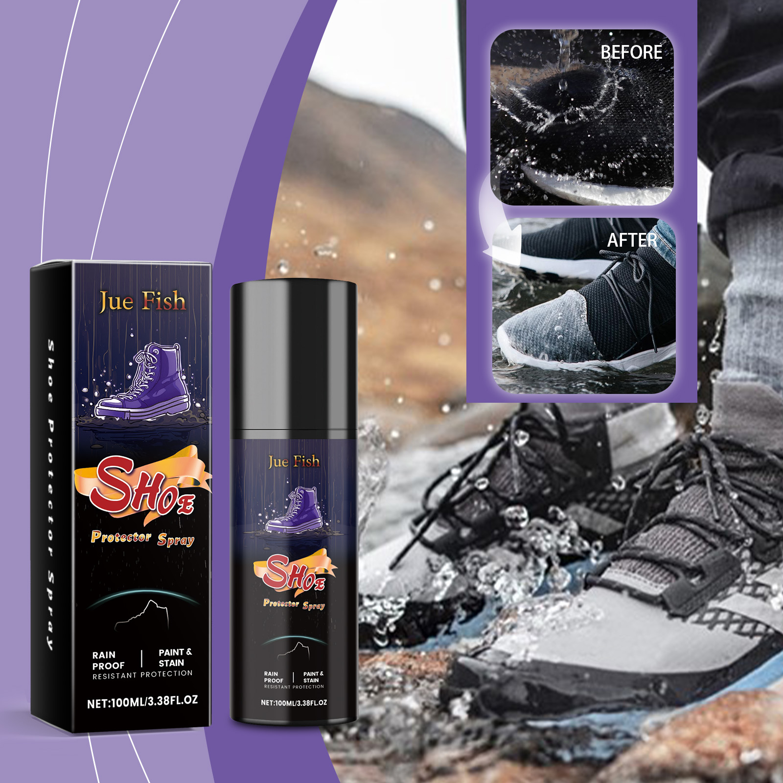 Sneaker Protector Spray - 100ml Ayakkabı Su Geçirmez Sprey Nano